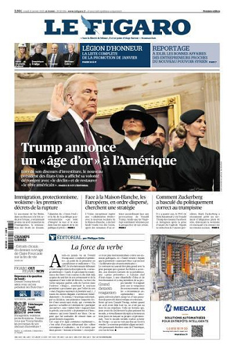 Le Figaro du Mardi 21 Janvier 2025