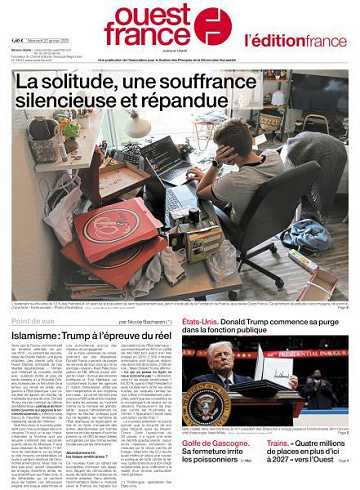 Ouest-France Édition France - 22 Janvier 2025