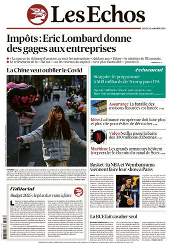 Les Echos - 23 Janvier 2025