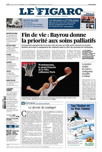 Le Figaro du Jeudi 23 Janvier 2025