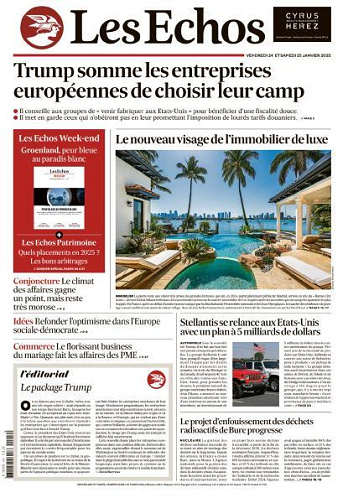 Les Echos - 24-25 Janvier 2025