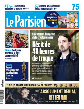Le Parisien - 24 Janvier 2025