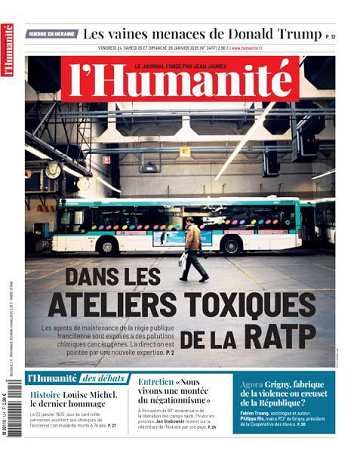 L’Humanite - 24-26 Janvier 2025