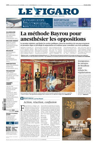 Le Figaro du Vendredi 24 Janvier 2025