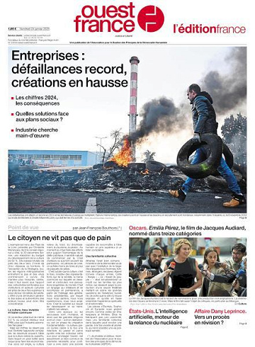 Ouest-France Édition France - 24 Janvier 2025