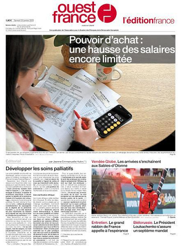 Ouest-France Édition France - 25 Janvier 2025
