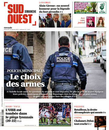Sud Ouest (5 éditions) - 26 Janvier 2025