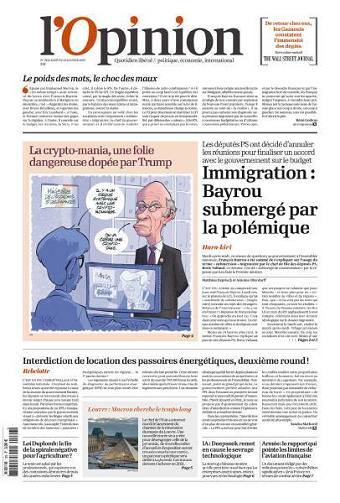 L’Opinion - 29 Janvier 2025