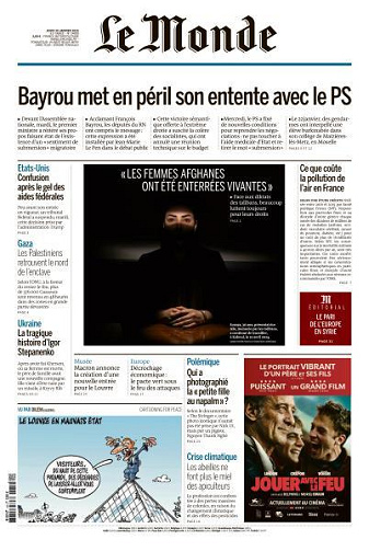 Le Monde du Jeudi 30 Janvier 2025