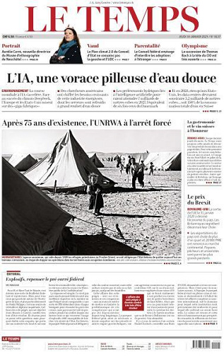 Le Temps - 30 Janvier 2025