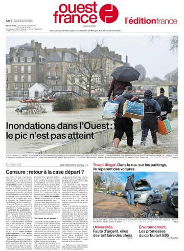 Ouest-France Édition France - 30 Janvier 2025