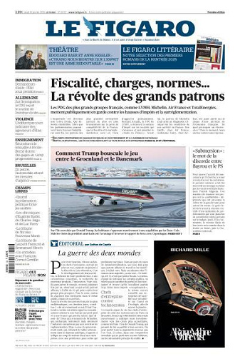 Le Figaro du Jeudi 30 Janvier 2025