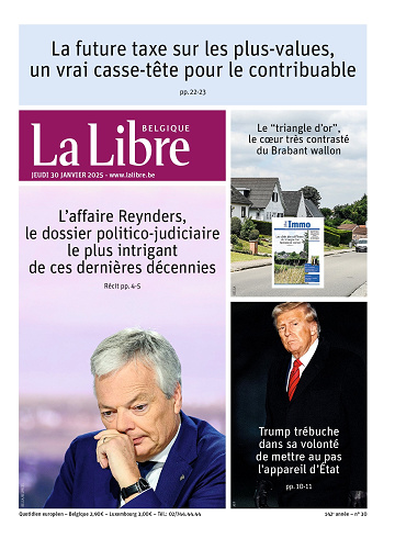La Libre Belgique du Jeudi 30 Janvier 2025