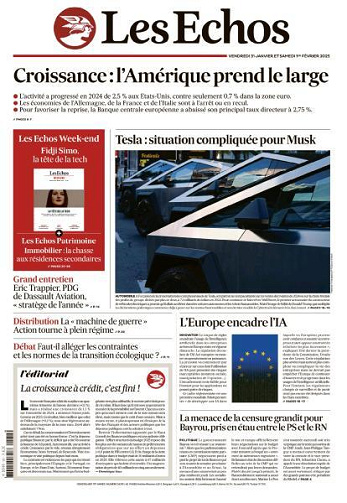Les Echos - 31 Janvier - 1 Février 2025