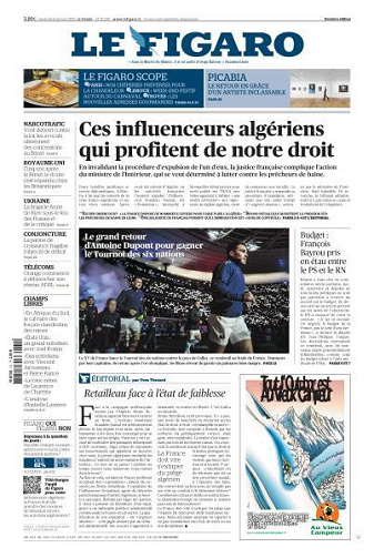 Le Figaro du Vendredi 31 Janvier 2025