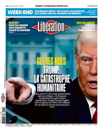 Libération du Samedi 1er et Dimanche 2 Février 2025
