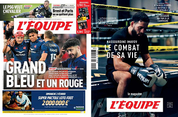 Pack L’Equipe + L’Equipe Magazine - 1er Février 2025