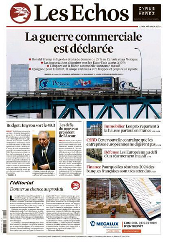 Les Echos - 3 Février 2025
