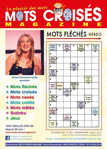 Mots Croisés Magazine - 30 Janvier 2025