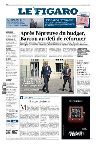 Le Figaro du Jeudi 6 Février 2025