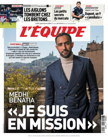 L’equipe du Jeudi 6 Février 2025