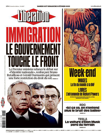 Libération du Samedi 8 et Dimanche 9 Février 2025