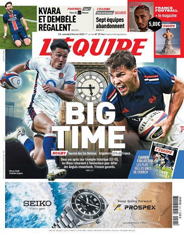L’equipe du Samedi 8 Février 2025