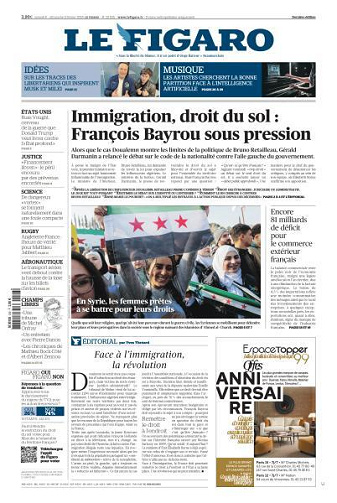Le Figaro du Samedi 8 et Dimanche 9 Février 2025