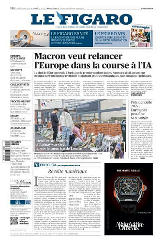 Le Figaro du Lundi 10 Février 2025