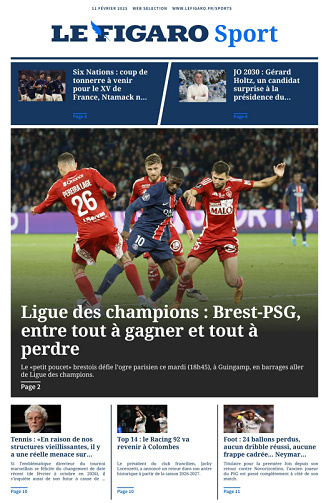 Le Figaro Sport - 11 Février 2025