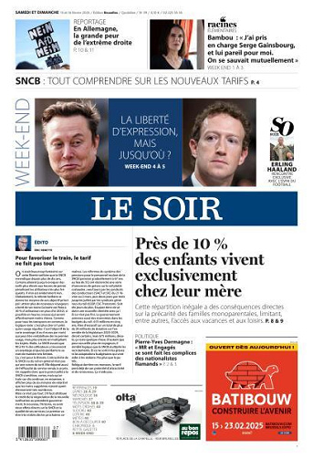 Le Soir - 15-16 Février 2025