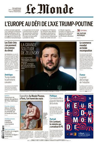 Le Monde du Mardi 18 Février 2025
