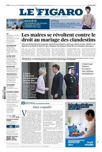 Le Figaro du Mardi 18 Février 2025