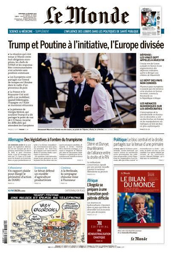 Le Monde du Mercredi 19 Février 2025