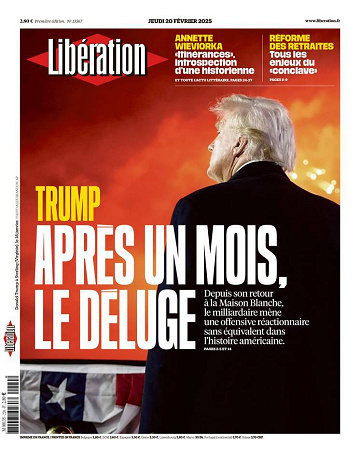 Libération du Jeudi 20 Février 2025