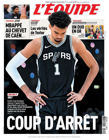 L’equipe du Vendredi 21 Février 2025
