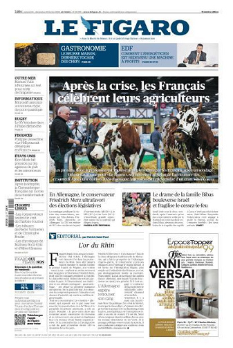 Le Figaro du Samedi 22 et Dimanche 23 Février 2025