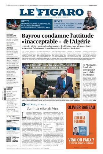 Le Figaro du Mardi 25 Février 2025