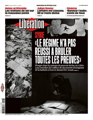 Libération du Mercredi 26 Février 2025