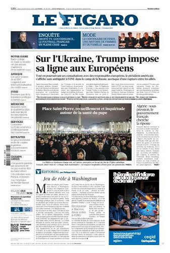 Le Figaro du Mercredi 26 Février 2025