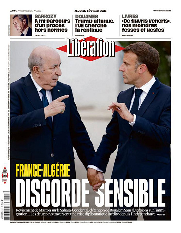 Libération du Jeudi 27 Février 2025