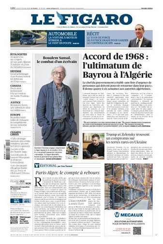 Le Figaro du Jeudi 27 Février 2025