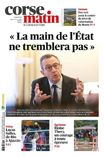 Corse matin du Jeudi 27 Février 2025