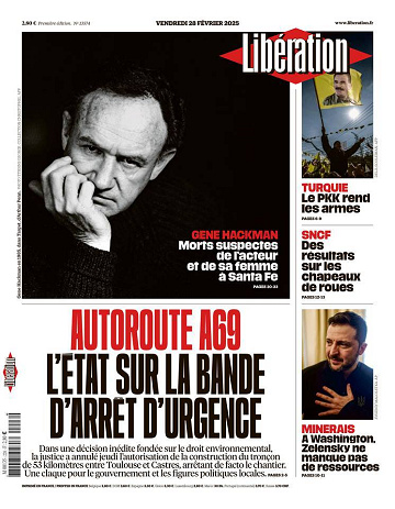 Libération du Vendredi 28 Février 2025