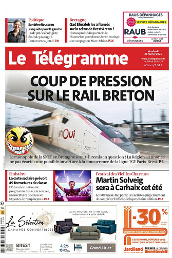 Le télégramme du Vendredi 28 Février 2025 (5 Editions)