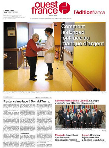 Ouest-France Édition France - 3 Mars 2025