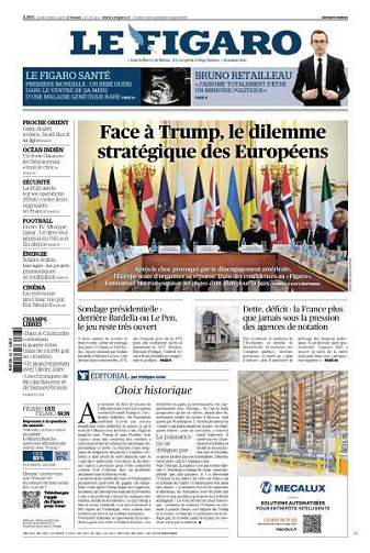 Le Figaro du Lundi 3 Mars 2025