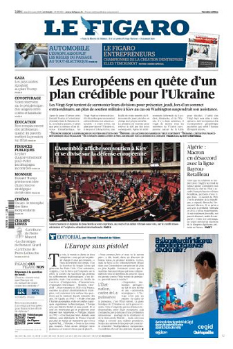 Le Figaro du Mardi 4 Mars 2025