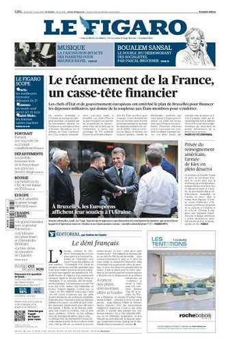 Le Figaro du Vendredi 7 Mars 2025