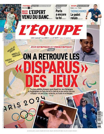 L’equipe du Vendredi 7 Mars 2025